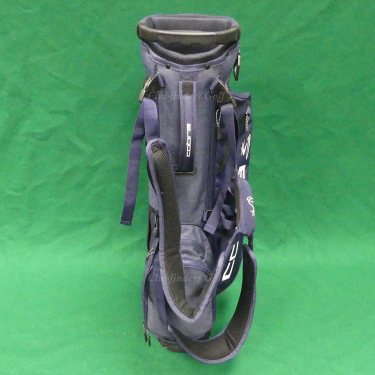 Cobra Golf Sport Navy 3-Way Carry Stand Bag w/ Raincover