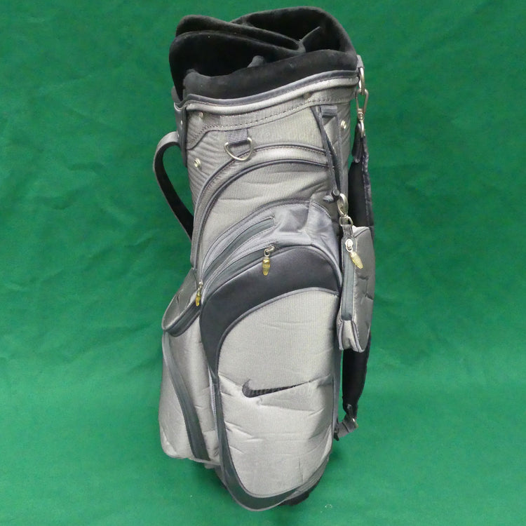 Lady Nike Silver/Grey/Blue 7-Way Golf Cart Bag w/ Raincover & Pouch