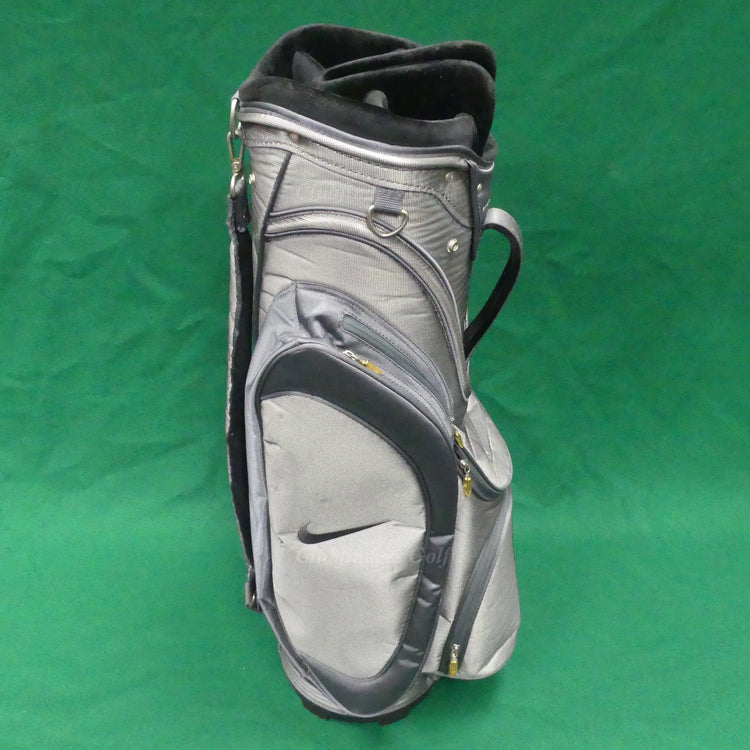 Lady Nike Silver/Grey/Blue 7-Way Golf Cart Bag w/ Raincover & Pouch
