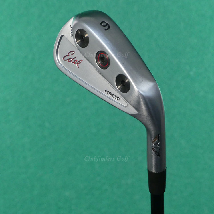 Edel Golf SMS Forged Single 6 Iron KBS Tour 120 Black PVD Steel Stiff *READ*