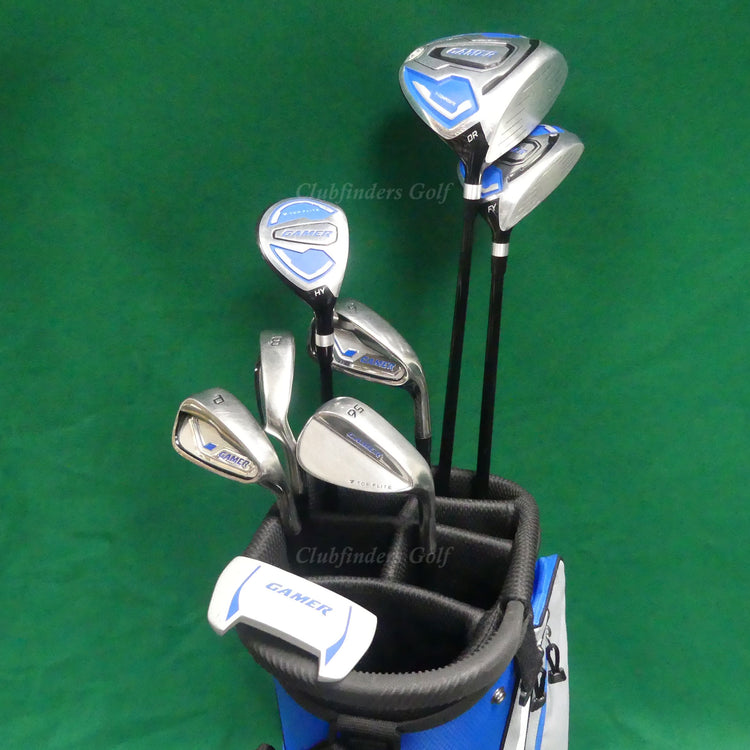 JUNIOR Top Flite Gamer 8-Piece Complete Golf Club Set w/ Stand Bag