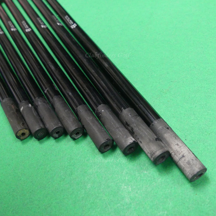 Mitsubishi Chemical MMT 125 .355 TX Stiff Pulled Graphite Iron Shafts SET OF 8