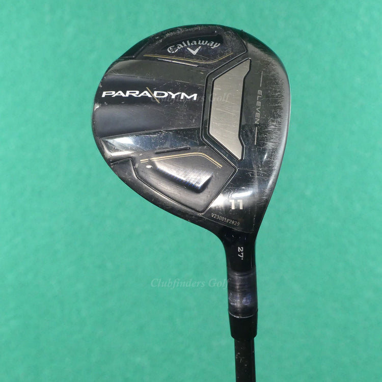 Callaway Paradym Fairway 27° 11 Wood Mitsubishi Bassara E 52 Graphite Lite w/ HC
