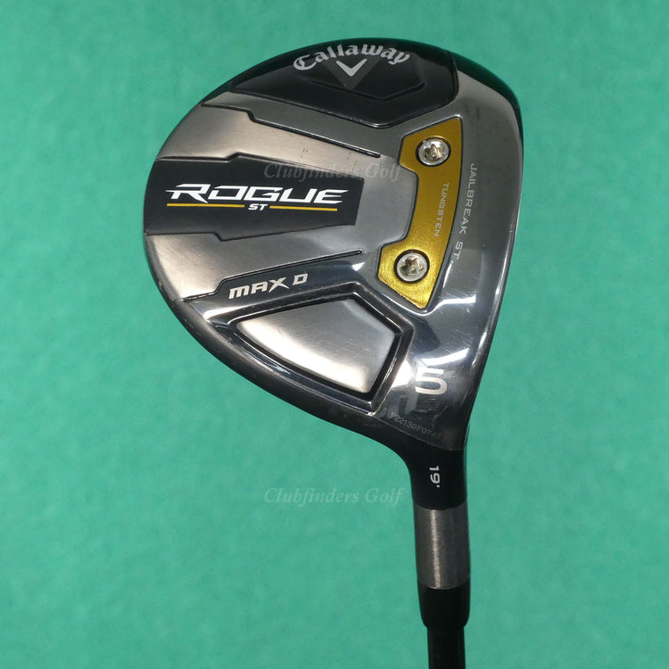 Callaway Rogue ST MAX D Fairway 19° 5 Wood Fujikura Atmos Graphite Seniors w/ HC