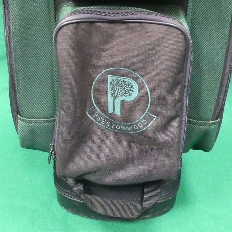 Burton Black/Green 6-Way "Prestonwood" Golf Cart Bag (No Raincover)