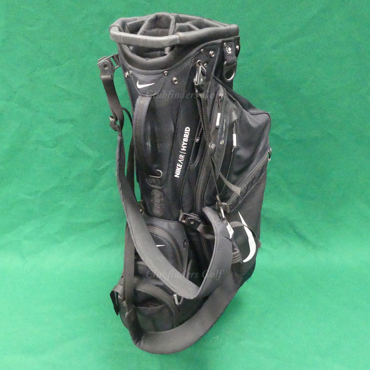Nike Golf Air Hybrid Black 14-Way Golf Stand Bag w/ Raincover