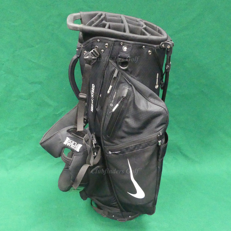 Nike Golf Air Hybrid Black 14-Way Golf Stand Bag w/ Raincover