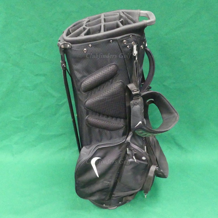 Nike Golf Air Hybrid Black 14-Way Golf Stand Bag w/ Raincover