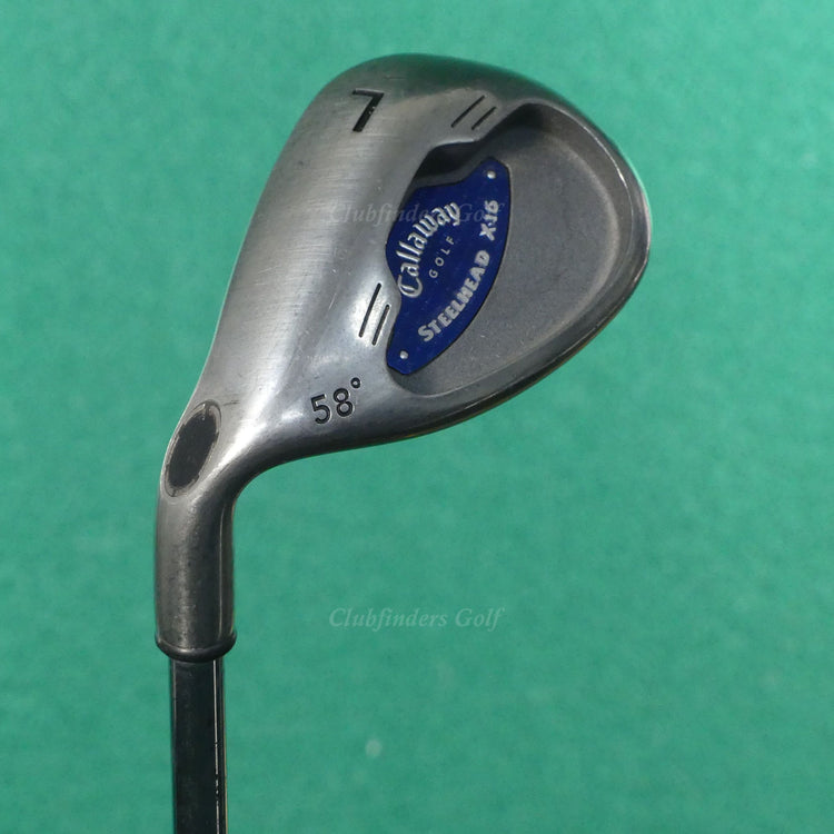 LH Callaway Steelhead X-16 58° LW Lob Wedge TT Dynamic Gold S300 Steel Stiff
