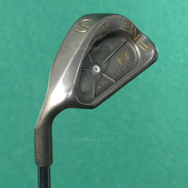 LH Ping ISI Nickel White Dot S2 54.5° SW Sand Wedge Cushin Z-Z65 Steel Stiff