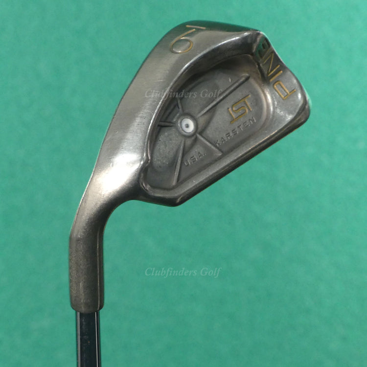 LH Ping ISI Nickel White Dot Single 9 Iron Factory Cushin Z-Z65 Steel Stiff