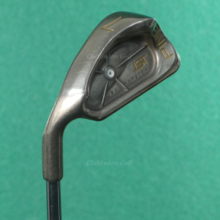 LH Ping ISI Nickel White Dot Single 7 Iron Factory Cushin Z-Z65 Steel Stiff