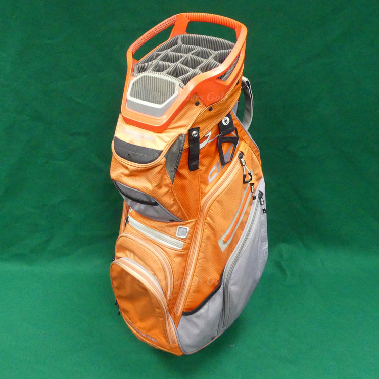 Sun Mountain 2022 C-130 Inferno/Carbon 14-Way Golf Cart Bag w/ Raincover