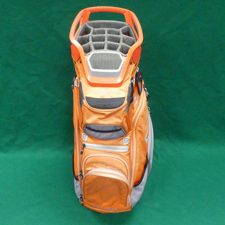 Sun Mountain 2022 C-130 Inferno/Carbon 14-Way Golf Cart Bag w/ Raincover