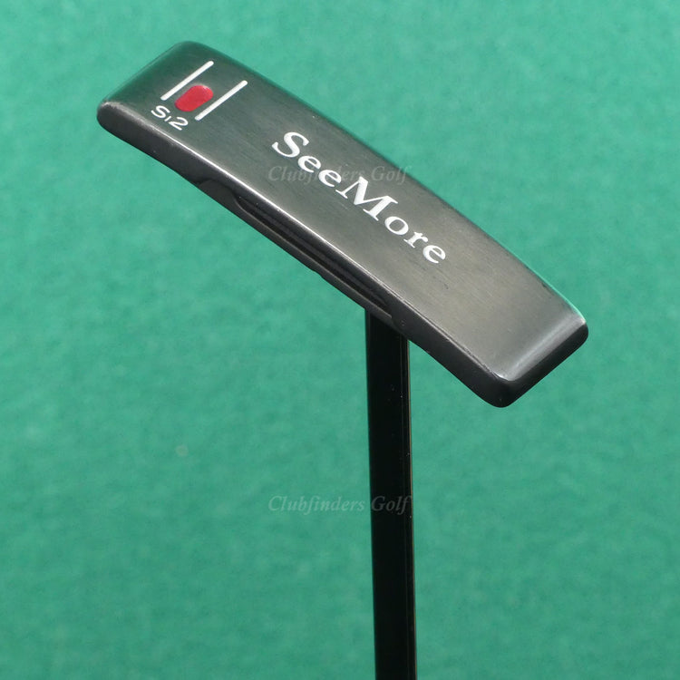 SeeMore Si2 Milled Face Center-Shafted 34" Putter w/ BGT Stability Shaft & HC
