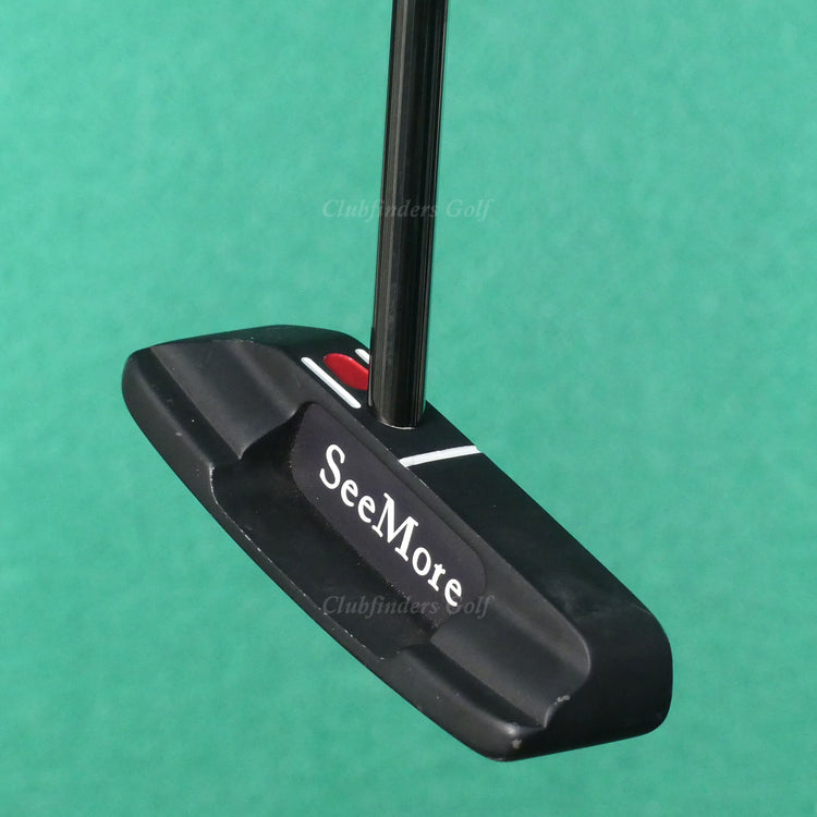 SeeMore Si2 Milled Face Center-Shafted 34" Putter w/ BGT Stability Shaft & HC