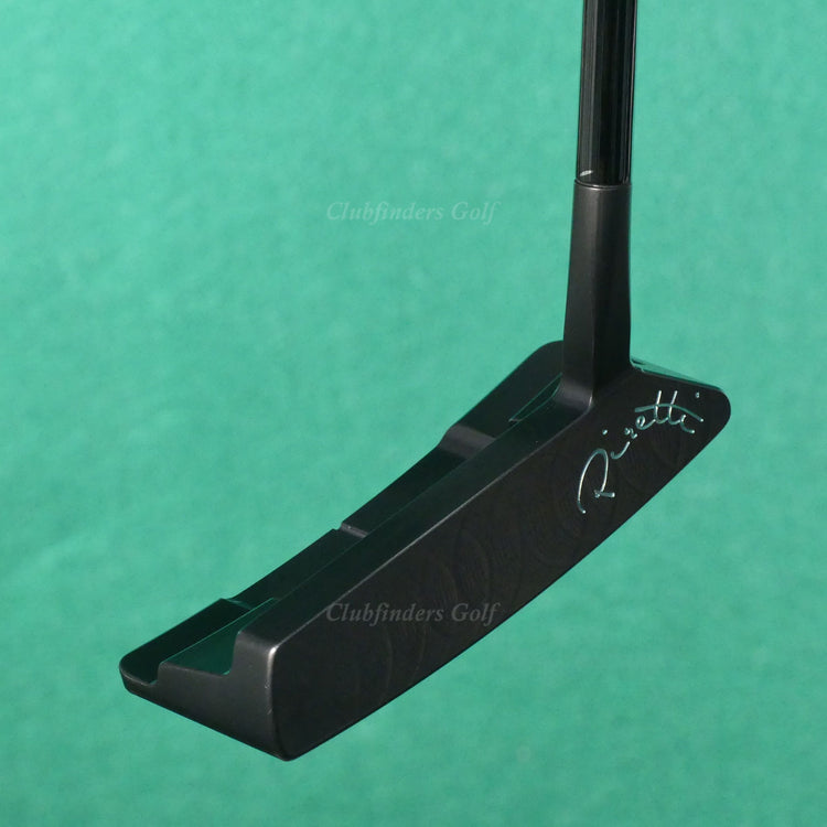 Piretti Lucca Midnight Black 303 SS Flow-Neck 34" Putter Golf Club w/ HC