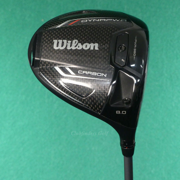 Wilson DYNAPWR Carbon 8.0° Driver HZRDUS Smoke 60g 6.5 Graphite Extra Stiff w/HC