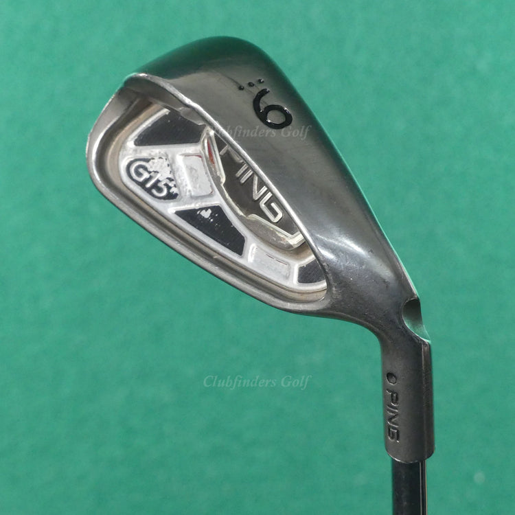 Ping G15 Black Dot Single 9 Iron Factory AWT Steel Stiff *READ*