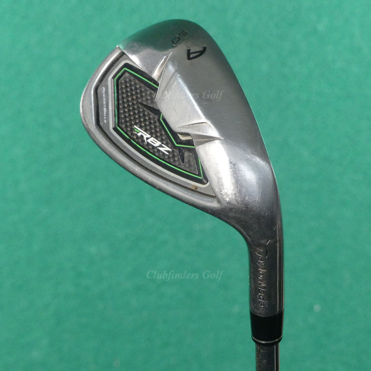 TaylorMade RBZ RocketBallz High Polish 50° AW Approach Wedge Factory Steel Stiff