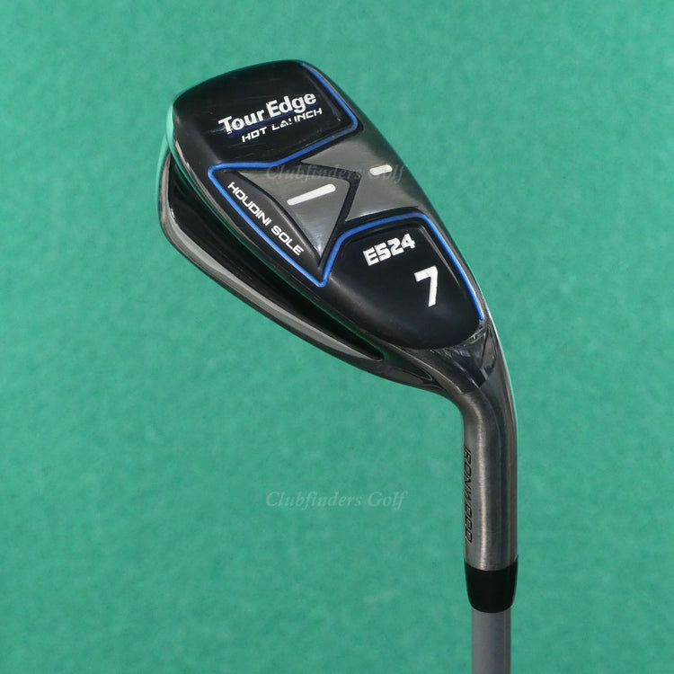 Tour Edge Hot Launch E524 Iron-Wood Single 7 Iron Aldila Graphite Seniors w/ HC