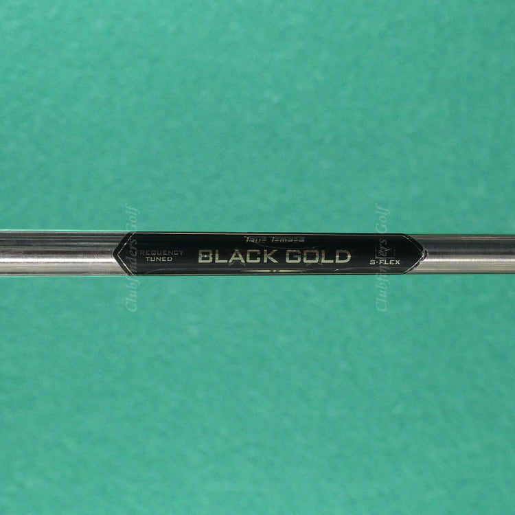 TaylorMade Burner Forged 5-PW Iron Set True Temper Black Gold Steel Stiff IMPORT