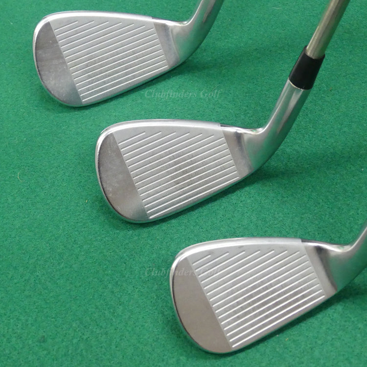 TaylorMade Burner Forged 5-PW Iron Set True Temper Black Gold Steel Stiff IMPORT
