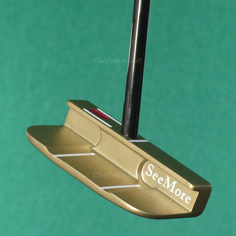 SeeMore Bronze Model M Mallet Center-Shafted 35" Putter Golf Club