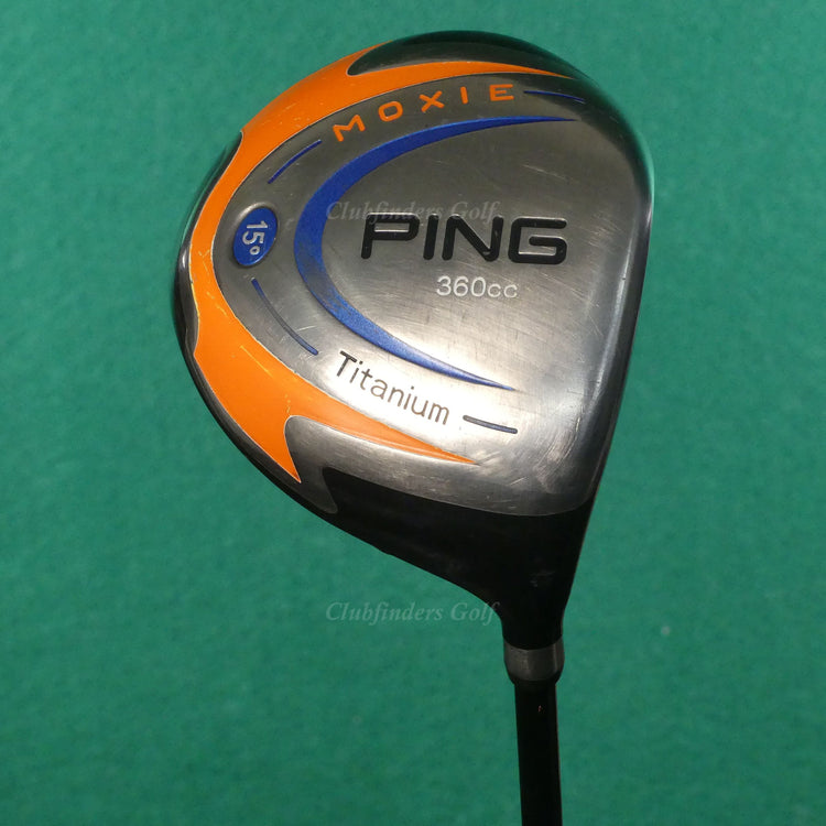 JUNIOR Ping Moxie 360cc Titanium 15° Driver Factory Graphite Junior