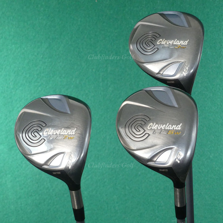Lady Cleveland Launcher Ultralite FL 3, 5 & 7 Woods Graphite Women's SET OF 3