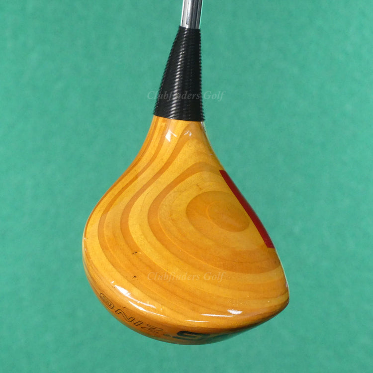 Ping Zing Blonde Laminated 1, 3 & 5 Woods Karsten KT-M Steel Stiff & HC SET OF 3