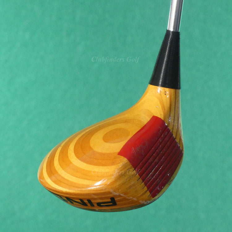 Ping Zing Blonde Laminated 1, 3 & 5 Woods Karsten KT-M Steel Stiff & HC SET OF 3