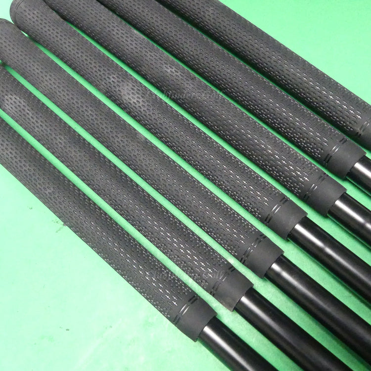 True Temper AMT Black G2 Black Onyx .355 Stiff Pulled Steel Iron Shafts SET OF 7