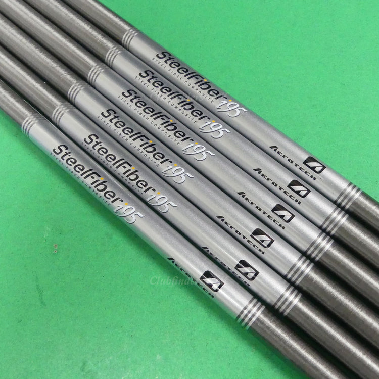 AeroTech SteelFiber i95 .370 Regular Pulled Composite Iron Shafts SET OF 6