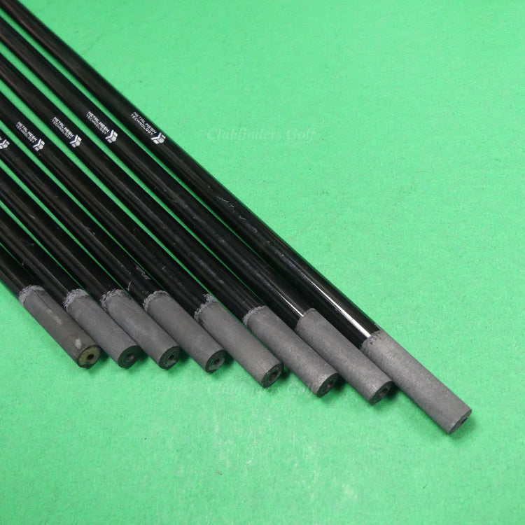 Mitsubishi Chemical MMT 125 .355 TX Stiff Pulled Graphite Iron Shafts SET OF 8