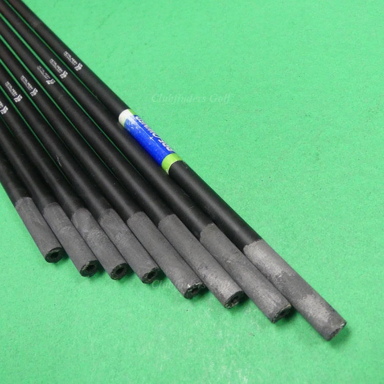 Mitsubishi Chemical MMT 70 R .370 Regular Pulled Graphite Iron Shafts SET OF 8