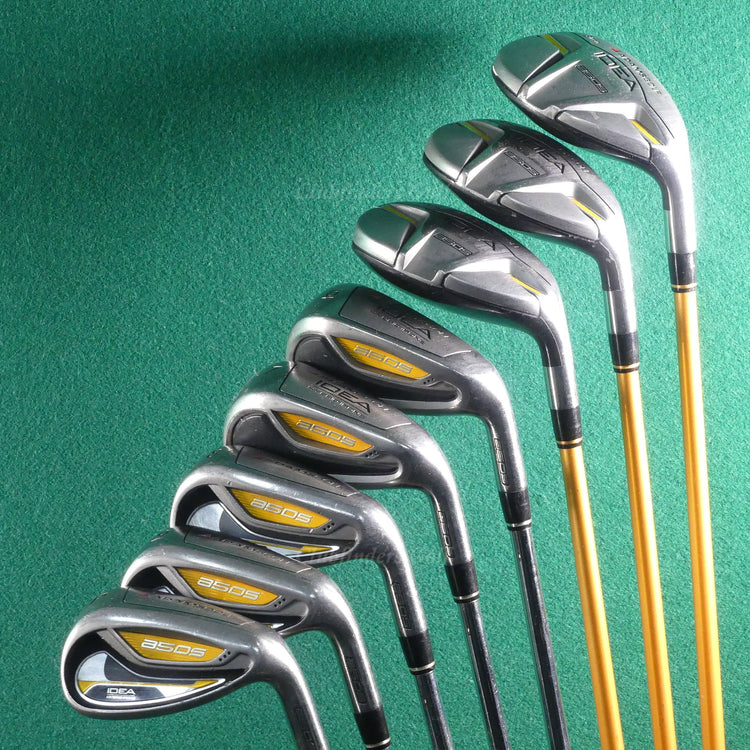Adams Idea a5OS Hybrid 3H,4H,5H, 6-PW Iron Set Factory Steel/Graphite Regular