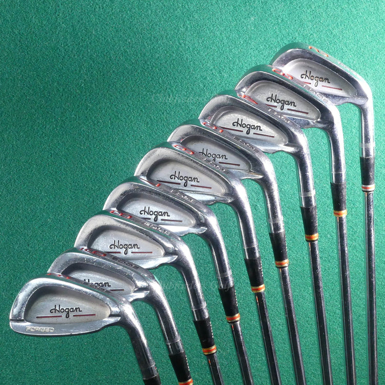 VINTAGE Ben Hogan Edge Forged 2-EW Iron Set Factory Apex 4 Steel Stiff
