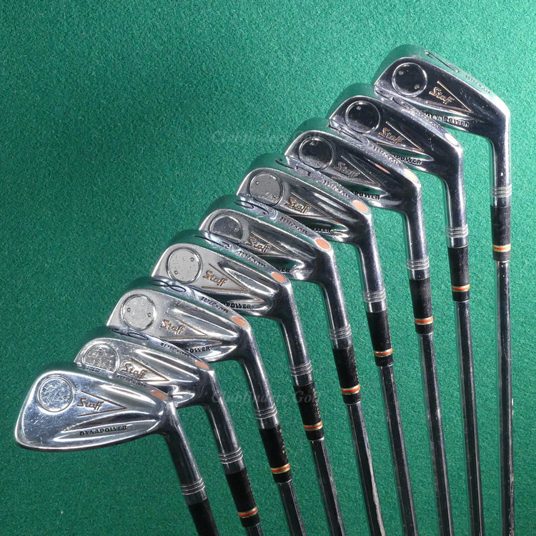 VINTAGE Wilson Staff 1973-75 Dynapower 2-PW Iron Set Factory Steel Regular