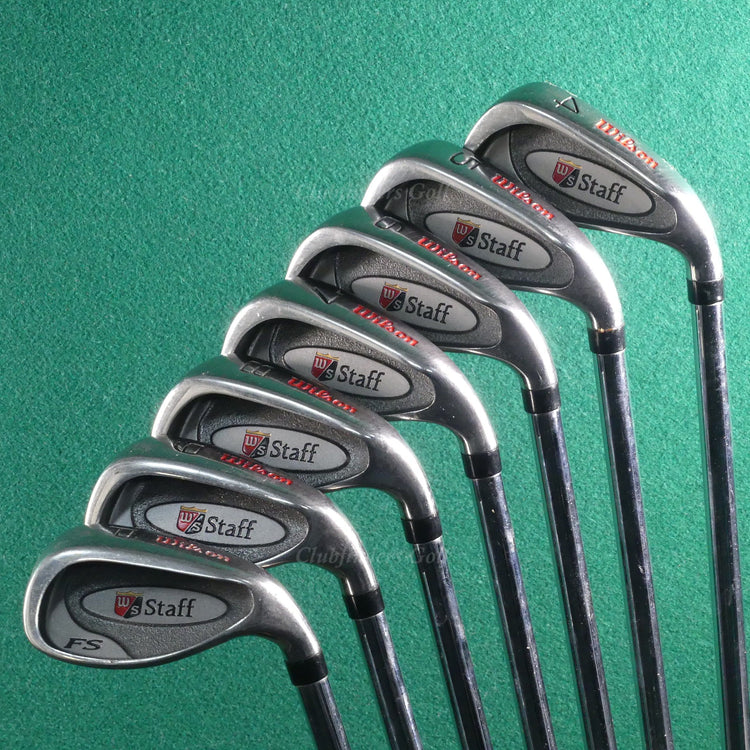 Wilson Fat Shaft Staff 4-PW Iron Set Factory Fat Shaft Widebody Steel Regular