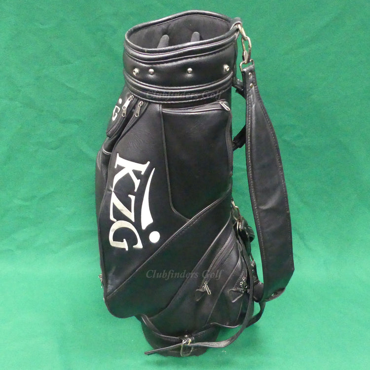 KZG 9" OD Black/White Golf Staff Bag (No Raincover) *READ*