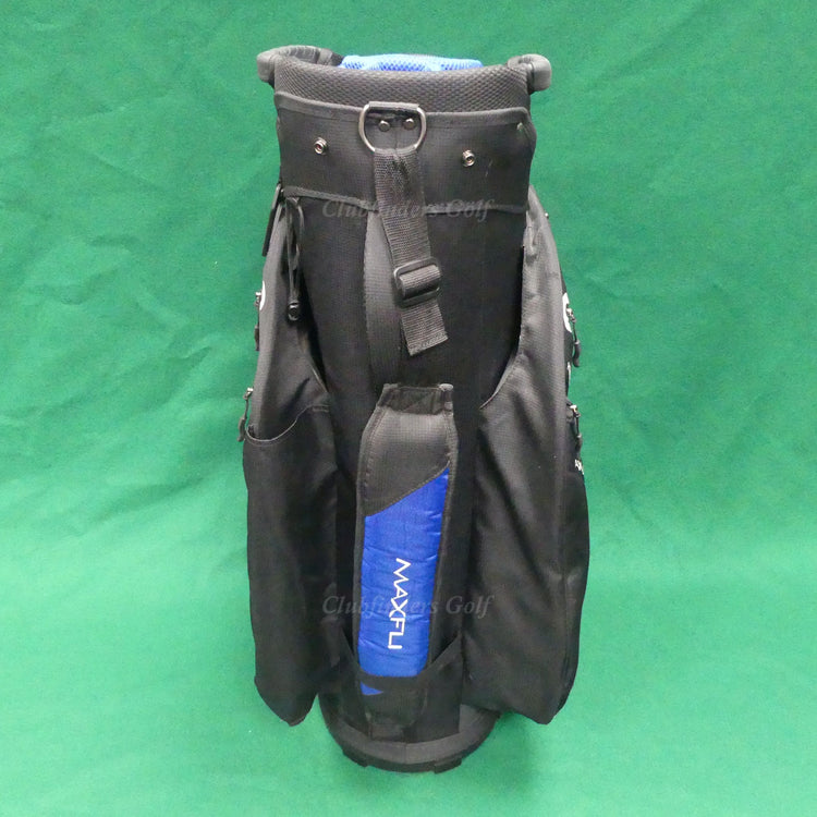 Maxfli Honors+ Black/Blue 14-Way Golf Cart Bag w/ Raincover