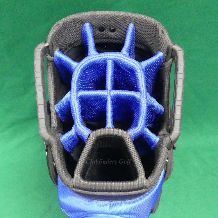 Maxfli Honors+ Black/Blue 14-Way Golf Cart Bag w/ Raincover