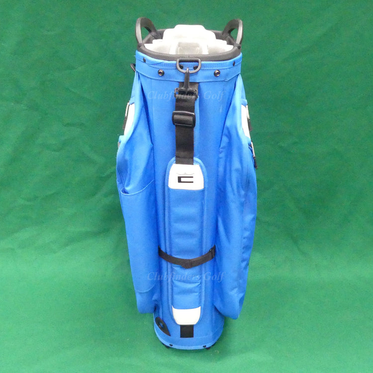 Cobra Golf Ultralight Pro Blue/White/Black 14-Way Golf Cart Bag w/ Raincover
