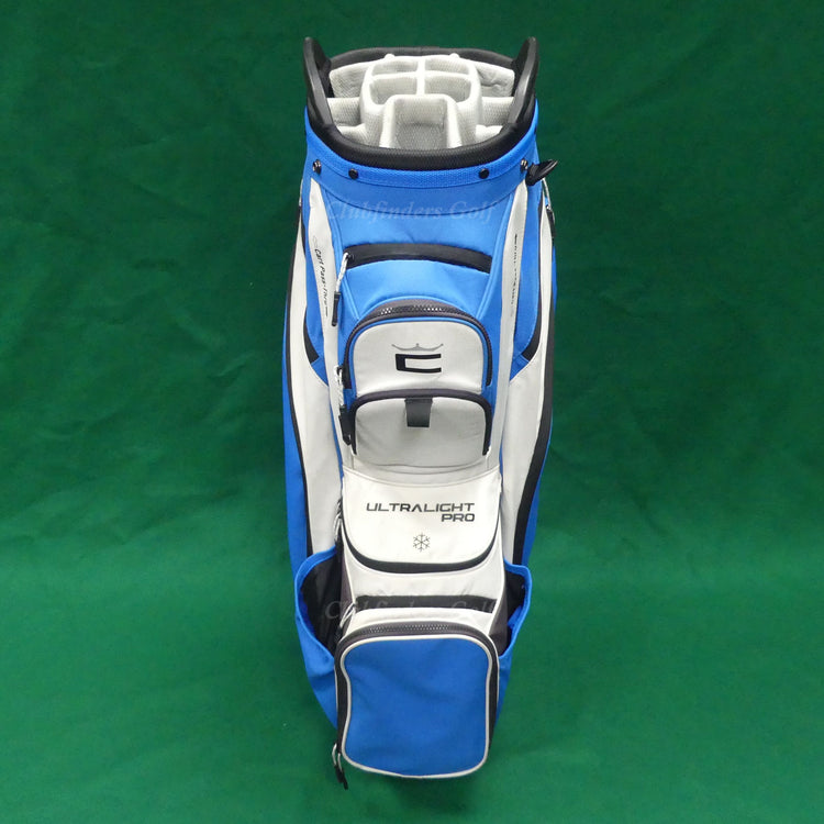 Cobra Golf Ultralight Pro Blue/White/Black 14-Way Golf Cart Bag w/ Raincover