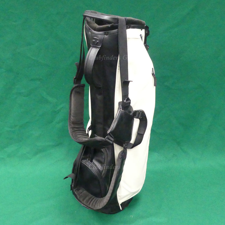 TaylorMade 2024 TM24 FlexTech Carry Black/Cream 3-Way Golf Stand Bag & Raincover