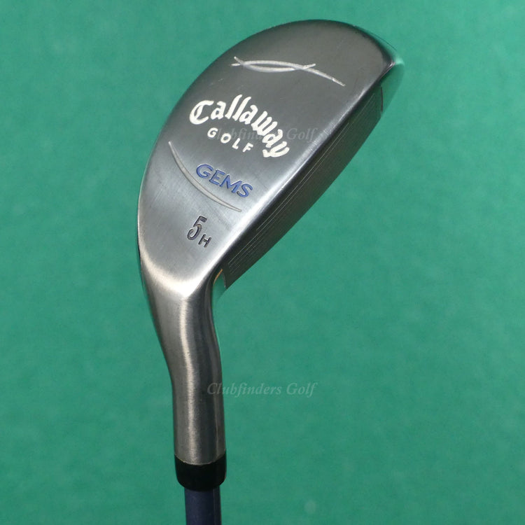 Lady Callaway GEMS Hybrid 5 Iron Factory Aldila 55g Graphite Women's w/ HC