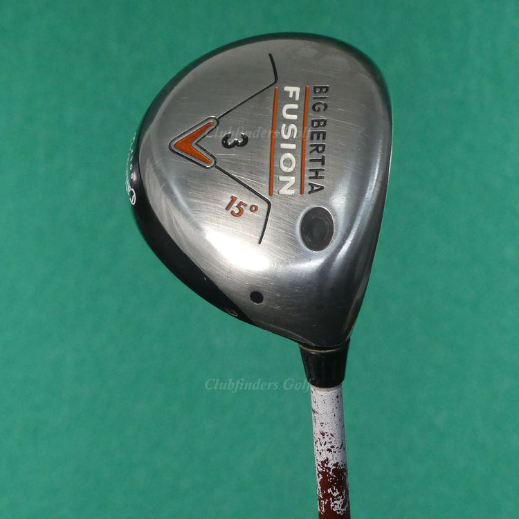 Callaway Big Bertha Fusion Fairway 15° 3 Wood Aldila NVS 55-R Graphite Regular