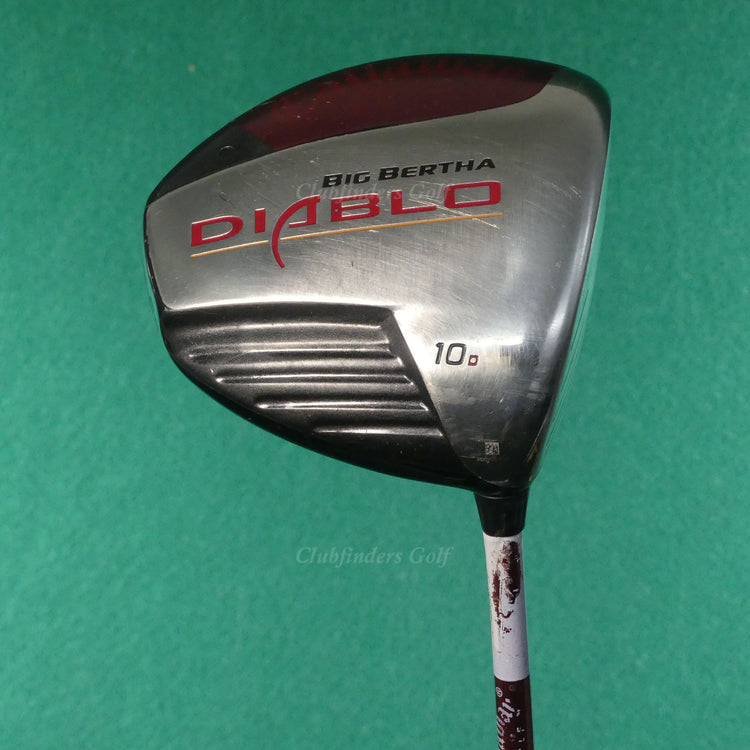 Callaway Big Bertha Diablo 10° Draw Driver Aldila DVS Graphite Seniors w/ HC