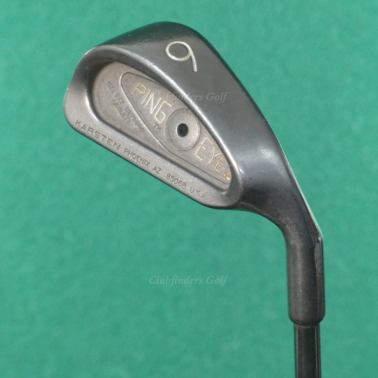 Ping Eye 2 Black Dot Single 6 Iron Karsten ZZ-Lite Steel Stiff